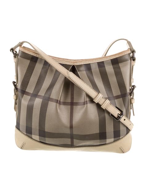 burberry smoked check handbag|burberry checked canvas tote bag.